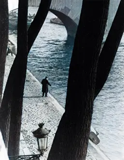 Anglers: Angler on the Bank of the Seine, Paris