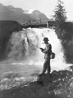Moritz: Angler at the Inn River