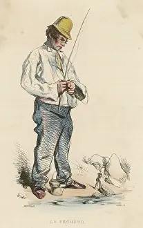 Monnier: Angler, Seine (Monnier)