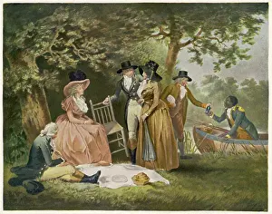 Morland: Anglers` Repast - Morland