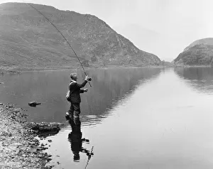 Beddgelert: ANGLING AT LLYN DINAS