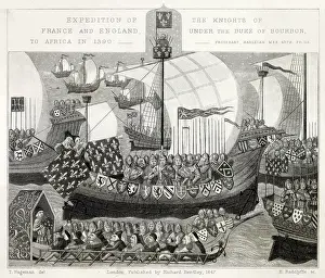 Kilometres: Anglo-French attack on Tunis 1390
