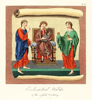 Ciborium: Anglo-Saxon ecclesiastical habits, 8th century