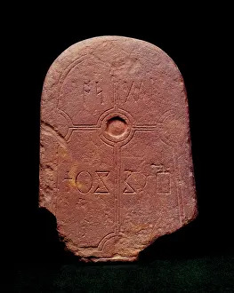 Lindisfarne: Anglo-Saxon grave marker