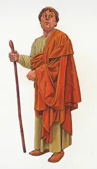 Tynemouth: Anglo Saxon Monk