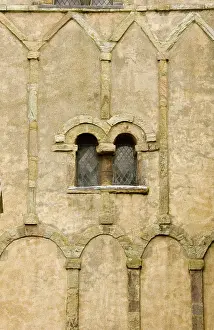 Anglo Saxon: Anglo-Saxon window and arcading