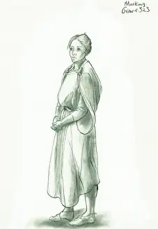 Peplos: Anglo-Saxon woman