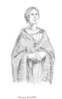 Peplos: Anglo-Saxon woman