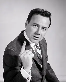 Angry Business Man Pointing Finger Making a Point