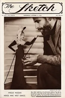 Mcbean: Angus McBean and his Mae West puppet