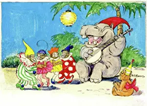 Hippopotamus: Animal Party - monkeys, hippo and bear