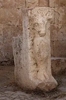 Macellum: Animal sculpture, Jerash, Jordan