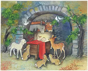 Schermele: Animals around the holy crib