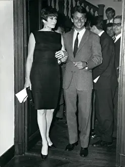 Spaghetti: Anita Ekberg and Robert Hoffman, actors