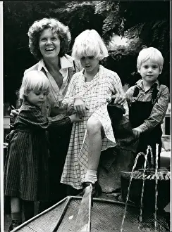 Nevertheless: Anja Silja, opera singer, with her three children