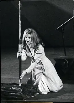 Anja: Anja Silja, opera singer, as Lady Macbeth, Munich