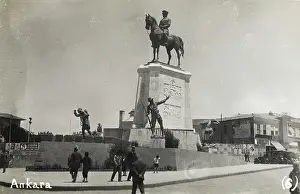 Angora: Ankara - Turkey - Statue of Ataturk
