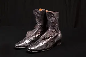 Glace: Ankle boots worn by Queen Alexandra, c1910