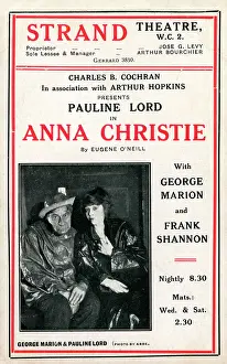 Cochran: Anna Christie, by Eugene O'Neill, Strand Theatre, London
