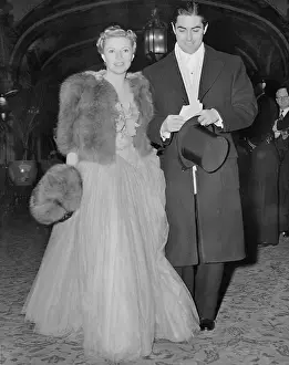 Annabella: Annabella and Tyrone Power, 1939