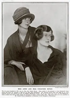 Oct19: Anne and Christine Bevan by Madame Yevonde