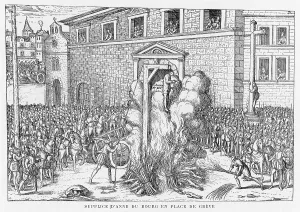 Greve: ANNE DU BOURG EXECUTED