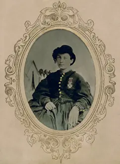 Tintype: Annie Etheridge, Union nurse and vivandiEure