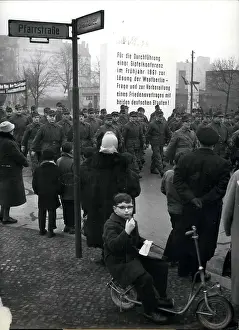 Luxemburg: Anniversary demonstration in East Berlin, Germany