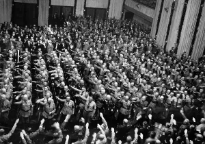 Laws: The announcement of the Nuremberg Laws, 1935