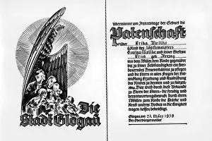 Sponsored: Announcement of sponsorship, 1938