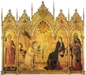 1335: Annunciation Altarpiece, by Simone Martini