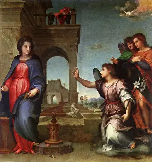 1512: Annunciation, by Andrea del Sarto