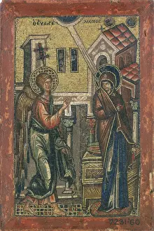 Telling: The Annunciation': The angel Gabriel appearing