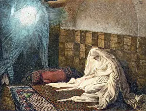 Annunciation: Annunciation: Archangel Gabriel appearing to Virgin