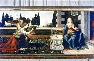 Annunciation: The Annunciation Artist: Leonardo da Vinci