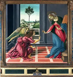 Filipepi: Annunciation, by Botticelli