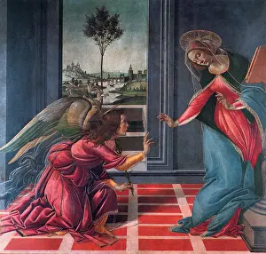 Botticelli: The Annunciation, by Botticelli