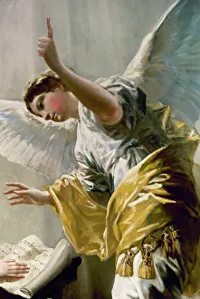Lucientes: Annunciation (detail), by Goya