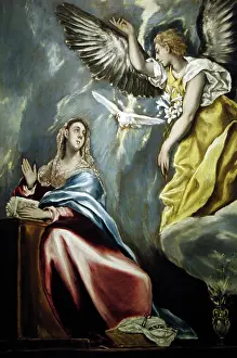 Archangel: The Annunciation, by El Greco