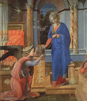 Lippi: Annunciation, by Fra Lippo Lippi