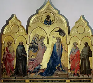 Accademy: Annunciation, by Lorenzo Monaco, in