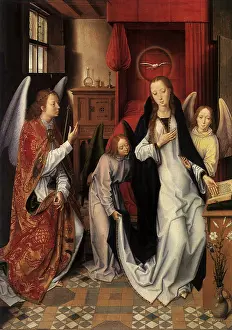 Memling: The Annunciation, by Memling