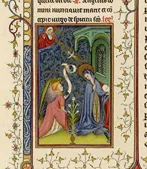 Breviary: ANNUNCIATION, FROM MS