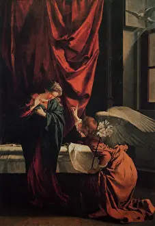 Bedchamber: The Annunciation, by Orazio Gentileschi