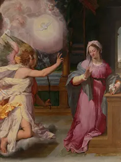 Lcgrfa1710: THE ANNUNCIATION, by Peter Candid, 1585, Netherlandish