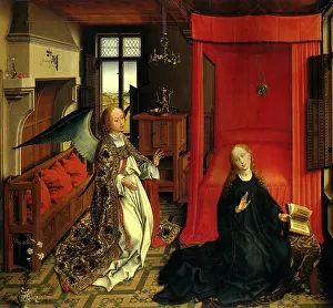 Weyden: The Annunciation, by Rogier van der Weyden