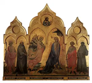Flank: Annunciation with Saints