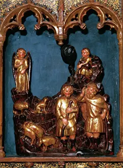 Annunciation: Annunciation of the Shepherds. Altarpiece of the Virgin of t
