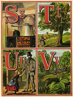 Phonetic: Anon. Warne alphabet 1875. STUV