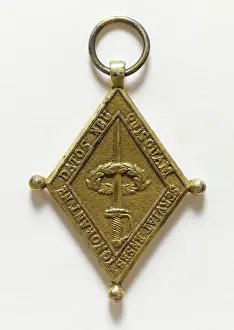 Numismatics: Anonymous. Badge of the French